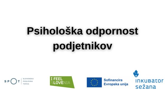 Psihološka odpornost podjetnikov