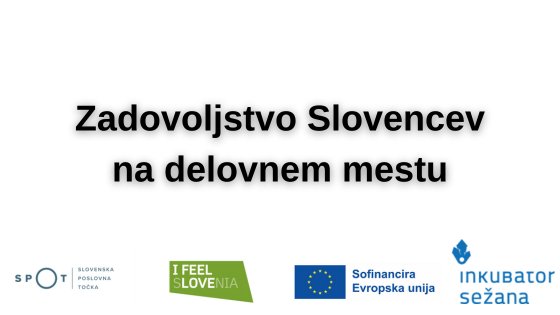 Zadovoljstvo Slovencev na delovnem mestu