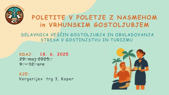 Poletite v poletje z nasmehom in vrhunskim gostoljubjem