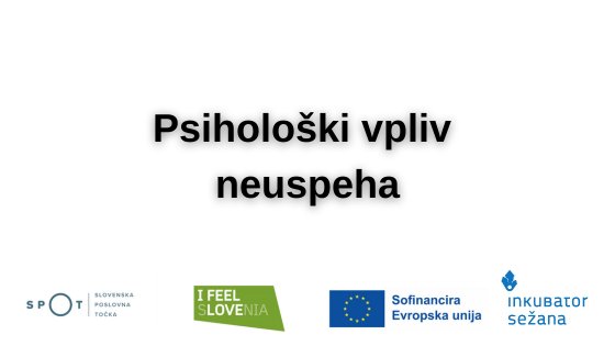 Psihološki vpliv neuspeha