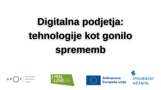 Digitalna podjetja: tehnologije kot gonilo sprememb