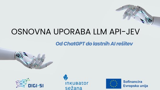 Osnovna uporaba LLM API - jev